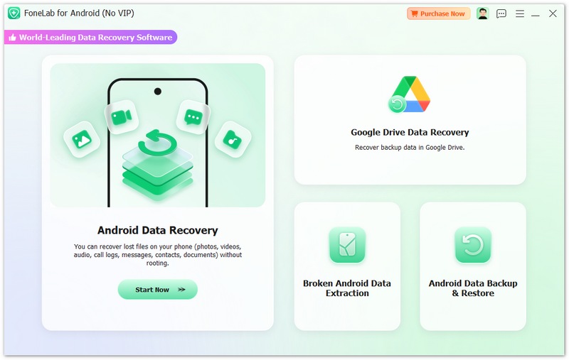 Interfaz de Fonelab para Android