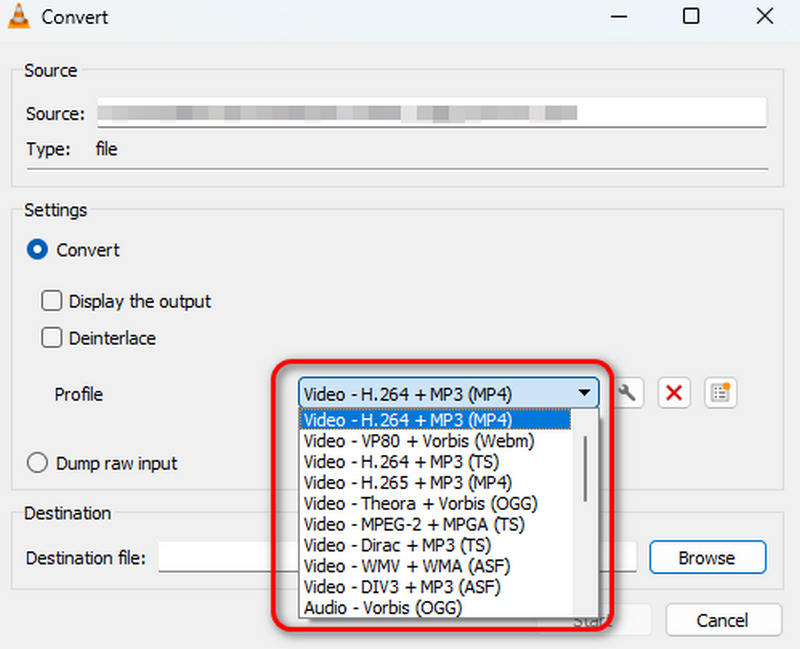 Convertir VLC