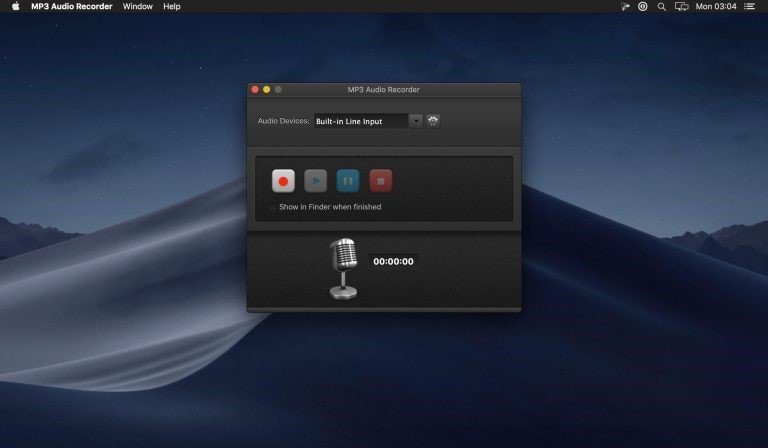 Grabadora de audio Mp3