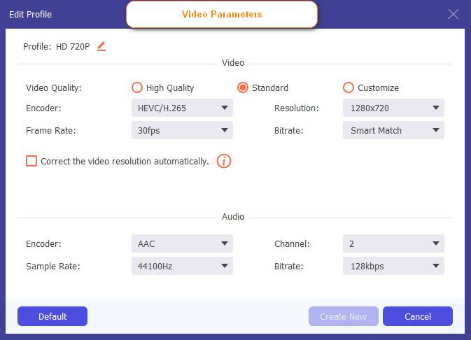 Video Parameters Can Be Adjusted In Aiseesoft VCU