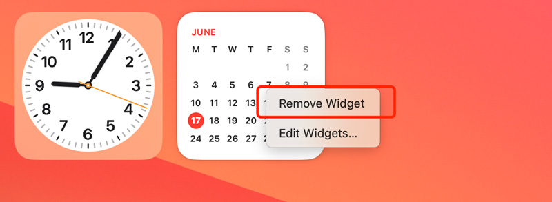 Remove A Widget on Mac Desktop