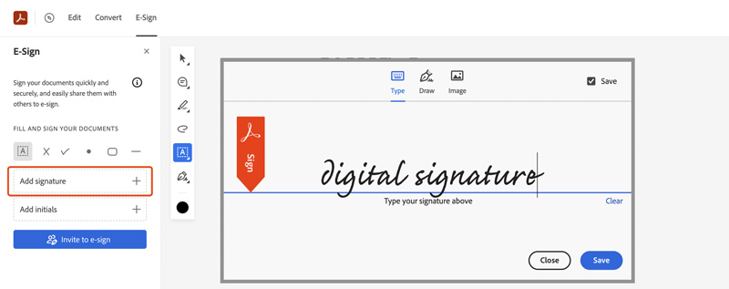 Crear una firma digital en Adobe Acrobat