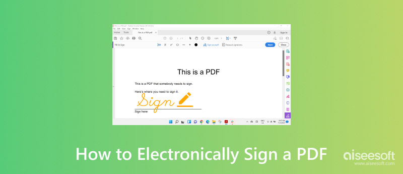 Firmar electrónicamente un PDF