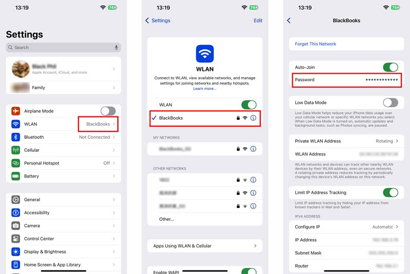 Cómo encontrar la contraseña de Wifi en iPhone iOS 18