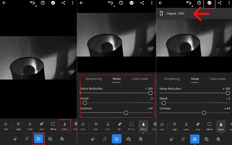 Fix Grainy Photo in Lightroome