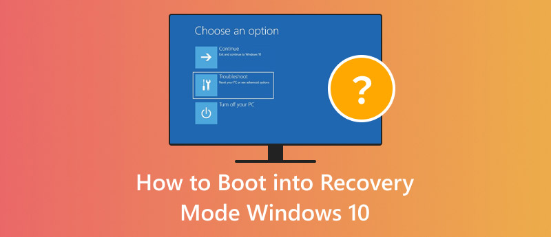 Cómo iniciar Windows 10 en modo de recuperación