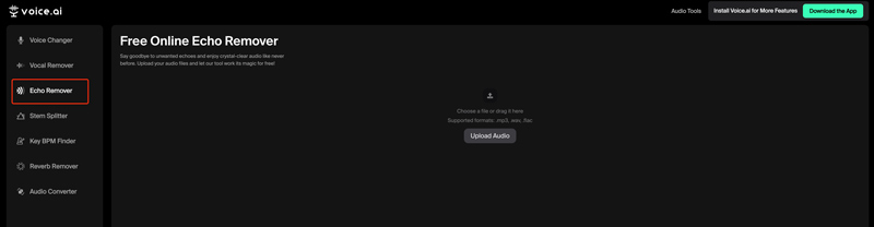 Voice Ai Free Online Echo Remover