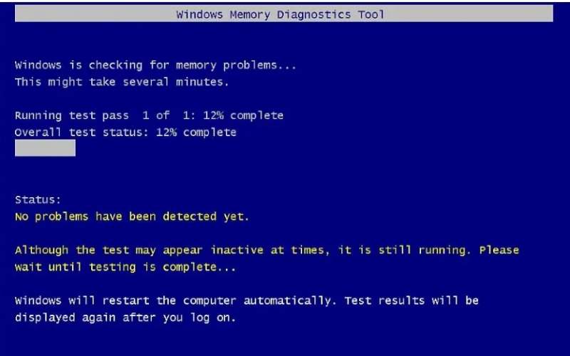 Launch Windows Memory Diagnostic