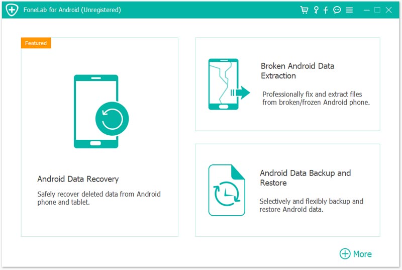 Interfaz FoneLab para Android