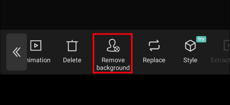 Eliminar fondo en CapCut