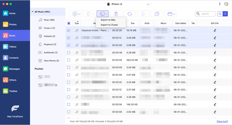 Exportar archivos multimedia