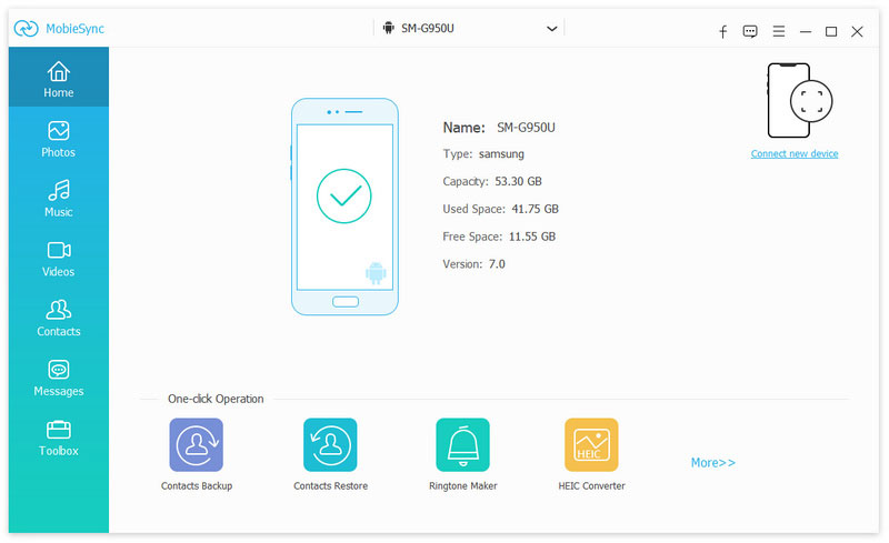 Iniciar MobieSync