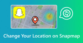 Cambia tu ubicación en Snap Map