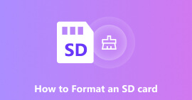 Formatear tarjeta SD