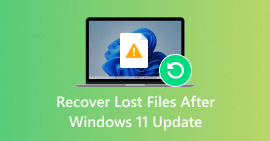 Recuperar archivos perdidos después de la actualización de Windows 11