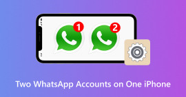 Dos cuentas de WhatsApp en un iPhone