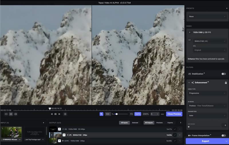 Use Topaz Video AI to Enhance Video