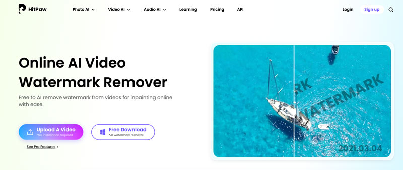 HitPaw Online AI Video Watermark Remover