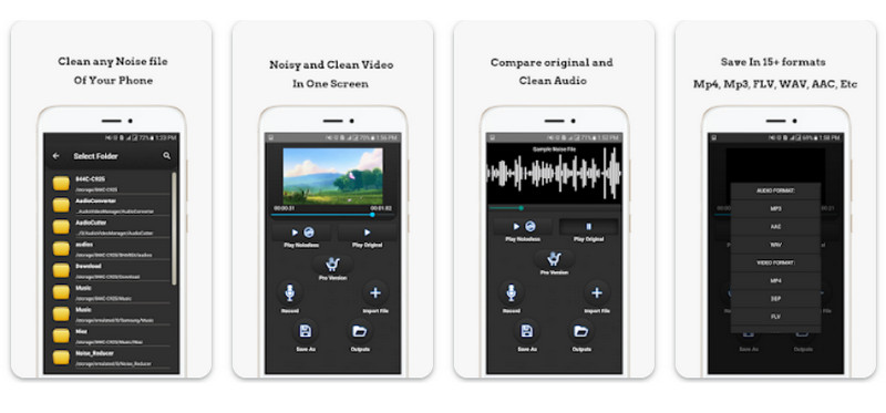 Eliminador de ruido de audio y video