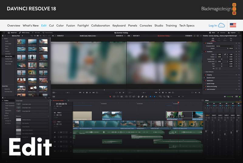 Descript Alternative DaVinci Resolve 18