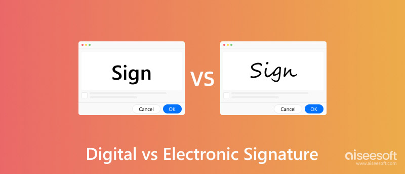 Firma digital vs firma electrónica