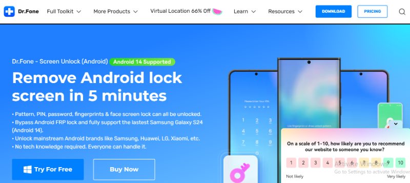 DR Fone Android Screen Unlocker