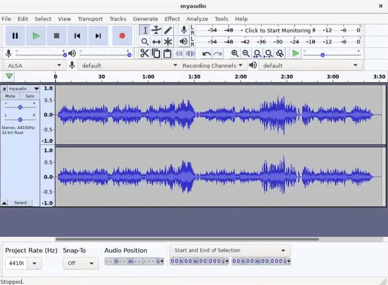 Audacity Online Soundtrack Editor