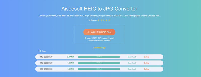 Convertir imágenes Heic a Jpg en línea gratis Aisee