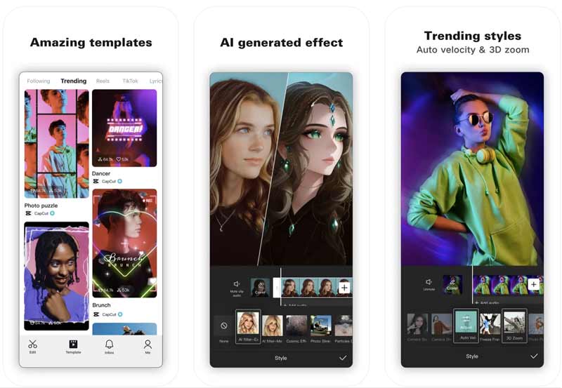 Capcut Video Editor App for iPhone