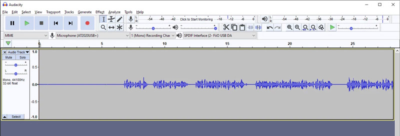 Audacity potenciador de voz de código abierto