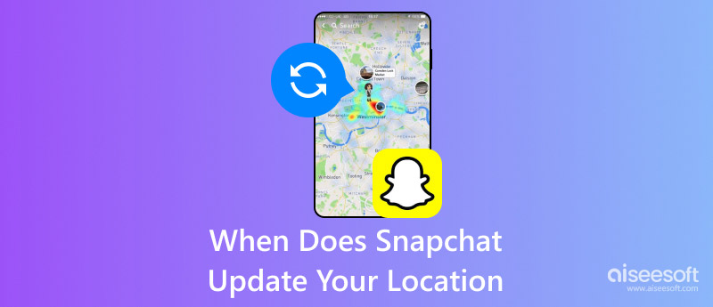 ¿Cuándo actualiza Snapchat tu ubicación?