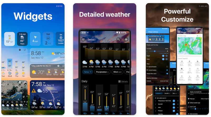 Weather Widget for Android Weawow