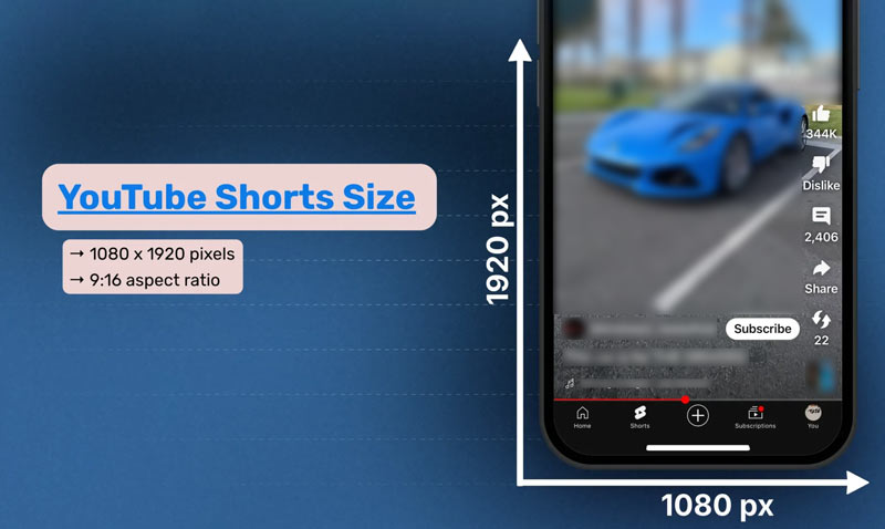 Youtube Shorts Aspect Ratio Size