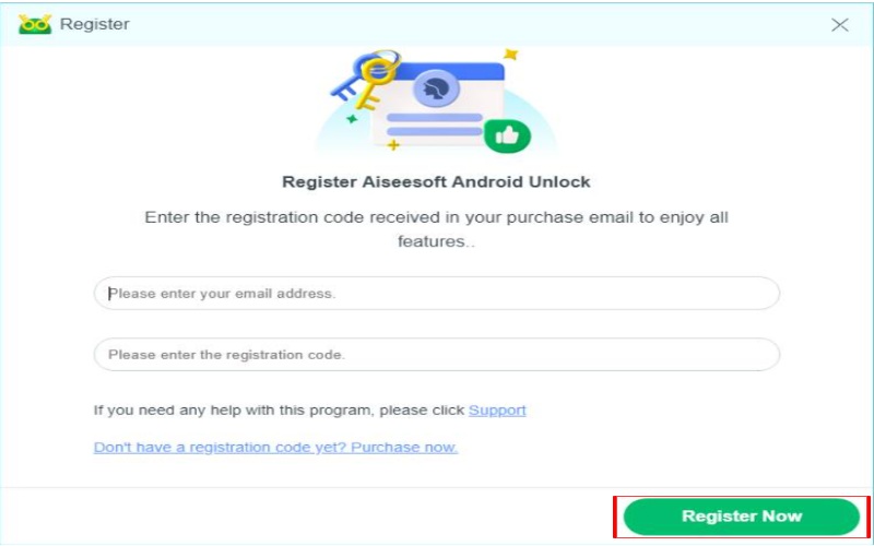 Registrar la cuenta