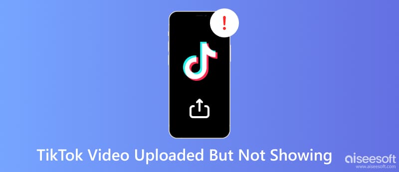 Vídeo de TikTok subido pero no mostrado