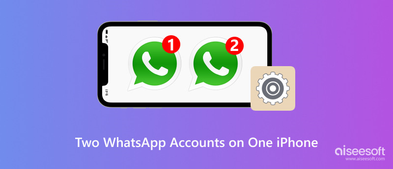 Dos cuentas de WhatsApp en un iPhone