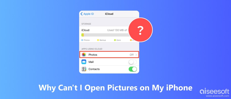 Why Cant I Open Pictures on My iPhone