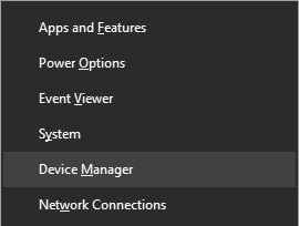 Choose Device Manager