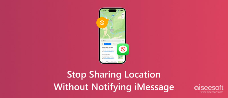 Stop Sharing Location Without Notifying iMessage