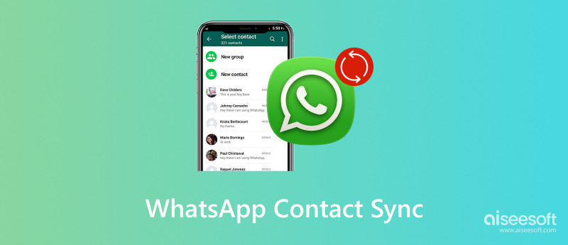 Sincronización de contactos de WhatsApp