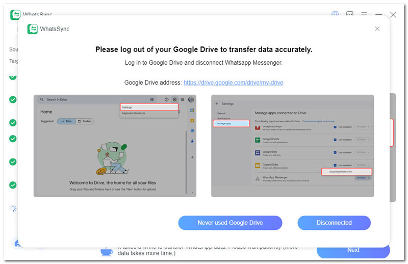 Cerrar sesión en Google Drive